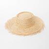 European, American Spring and Summer Fashion Casual Ring Top Big Eaves Burr Edge Hand Woven Treasure Straw Hat Outdoor Beach Sun Protection Shade Stra
