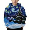 Autumn Comfortable Sports Leisure Long Sleeved Pullover Hooded Sweatshirt Children Fun Series Pattern Loose Versatile Pocketless 3d Hoodies
