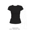 American front shoulder slim trendy top women's design sense niche new summer solid color fashion short-sleeved t-shirt