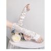 Lolita Lace Long Sleeves Sun Protection Women Subculture Halloween Half Palm Gloves Ballet Style Strap Oversleeve Y2g