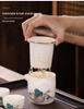 Panda-Themed Jade Tea Set 2024: Cultural Sichuan Travel Set - Perfect for Home, Outdoor Use & Gifts
