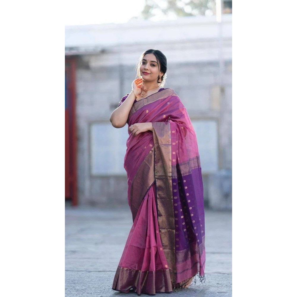 New Launch – Elegant Soft Silk Saree | Royal Jacquard Collection