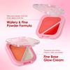 6pcs Dual-Color Blush Palette Set Two-in-One Powder Blush & Highlighter Pearly Fine Shimmer Cheek Dual-Use Natural Flushed Face Makeup Cosmetics