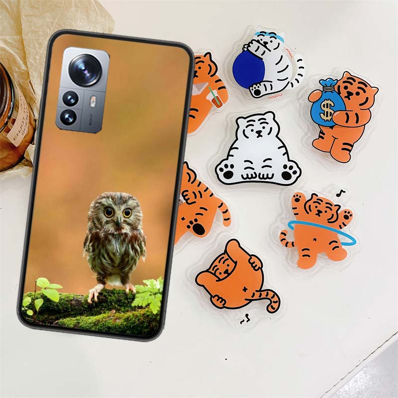 Snow Cute Owl Animal Phone Case For Xiaomi Poco X7 F6 F5 Pro F7 14 Ultra Mi 15 11 Lite F3 M6 M5S M4 11T 10T Pro Cover Capa