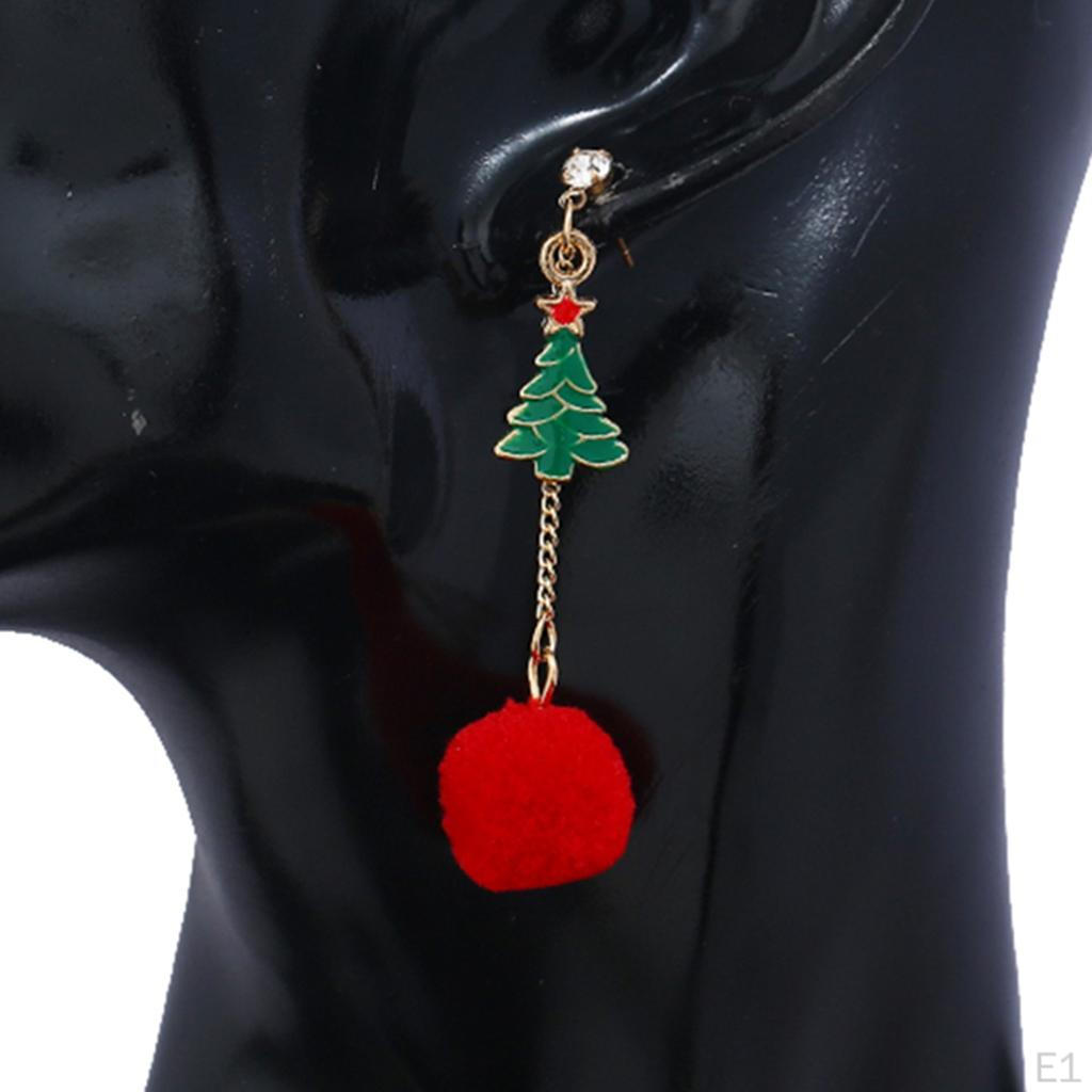 Drop Dangle Lovely Christmas Themed Earrings Festival Holiday Jewelry Decorations Kids Girls