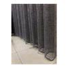 Žehlení Šedá Šedá Šedá vzorovaná tylová záclona 1x2 skládaná hala, kuchyně, balkonová záclona