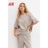 HM Fall Women's Clothing Fashion Casual Casual Soft Cotton Large Profile T-shirt 1137208