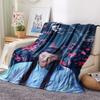 1Pc The Untamed Print Flannel Blanket, High quality Comfortable for All Seasons, Home Decor, Warmth and Comfort, Perfect for Christmas Gifts