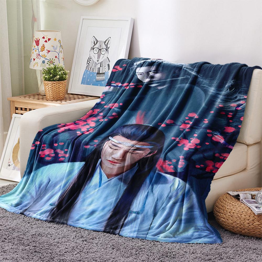 1Pc The Untamed Print Flannel Blanket, High quality Comfortable for All Seasons, Home Decor, Warmth and Comfort, Perfect for Christmas Gifts