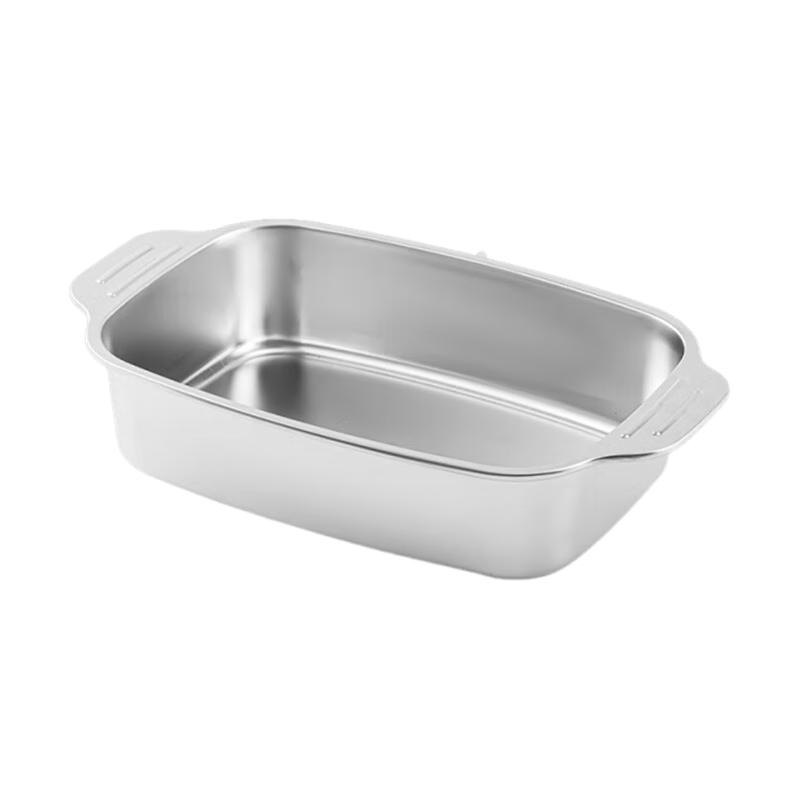 

304 Stainless Steel Deep Square Serving Tray
