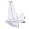 Clear Coin and Medal Display Stand - Small Round, Square, and Triangular Options