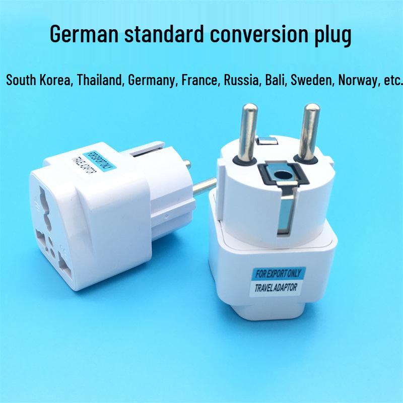 International Plug Adapter: UK, EU, US, AU, German Standard Converter