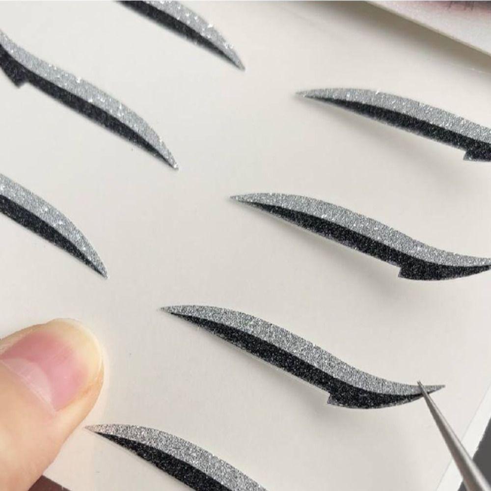 Bigger Double Eyelid Decals Eye Makeup Tool Double Eyelid Line Stickers Glitter Eyeliner Sticker
