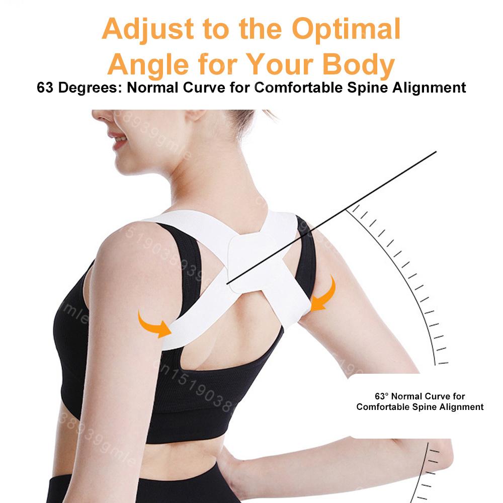Ajustable Back Posture Corrector Back Correction Belt for Office Woman and Man Spine Corrector Corset Yoga Gym Shoulder Brace