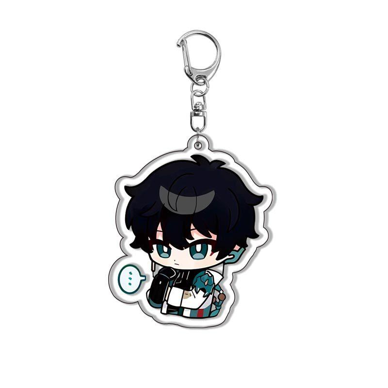 Acrylic Keychains Honkai Star Rail Tingyun Elysia Asta Herta Jing Yuan March 7th Yanqing Key Chain A String Bag Backpack Pendant