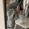 Women Baggy Wide Leg Sweatpants Elastic Drawstring Waist Loose Streetwear Trousers Female Casual Oversized Sports Pants