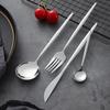 24/40 Pieces Reusable Stainless Steel Flatware Set for Daily Use, Protable Cutlery Set for Home, Wedding, Restaurant, Camping, Mirror Polished