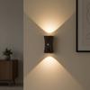 Adjustable Brightness LED Wall Lamp Wireless Magnetic Base Rechargeable Night Light ABS Body 3 Color