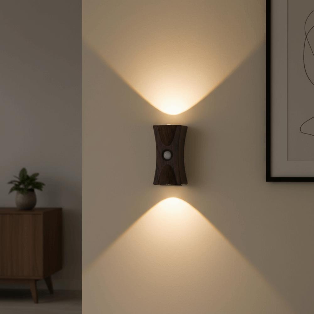 Adjustable Brightness LED Wall Lamp Wireless Magnetic Base Rechargeable Night Light ABS Body 3 Color