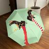 1pc Pippi Longstocking Automatic Folding Umbrella, Portable Collapsible Design, Casual Outdoor Accessory L1127085