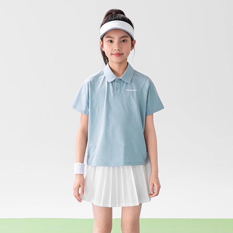 FUN ACTIVE Girls' Quick-Dry Athletic Polo T-Shirt