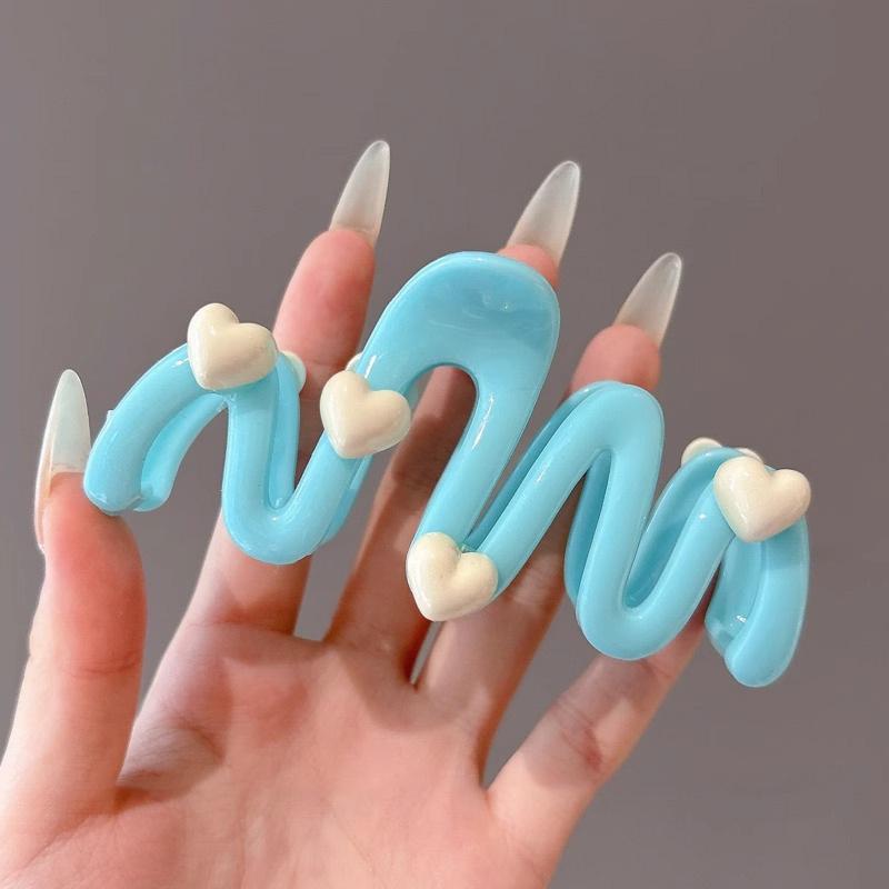 Elegant Large Hair Claw Clip for Thick Hair - High-End Korean Updo Shark Clip