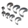 8Pcs Leather Die Cutter Leather Craft Punch Cutting Dies High Carbon Steel for Working