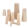 10pcs Marine Tapered Thru Hull Emergency Soft Wood Plugs Drain Plug for Boat Yacht