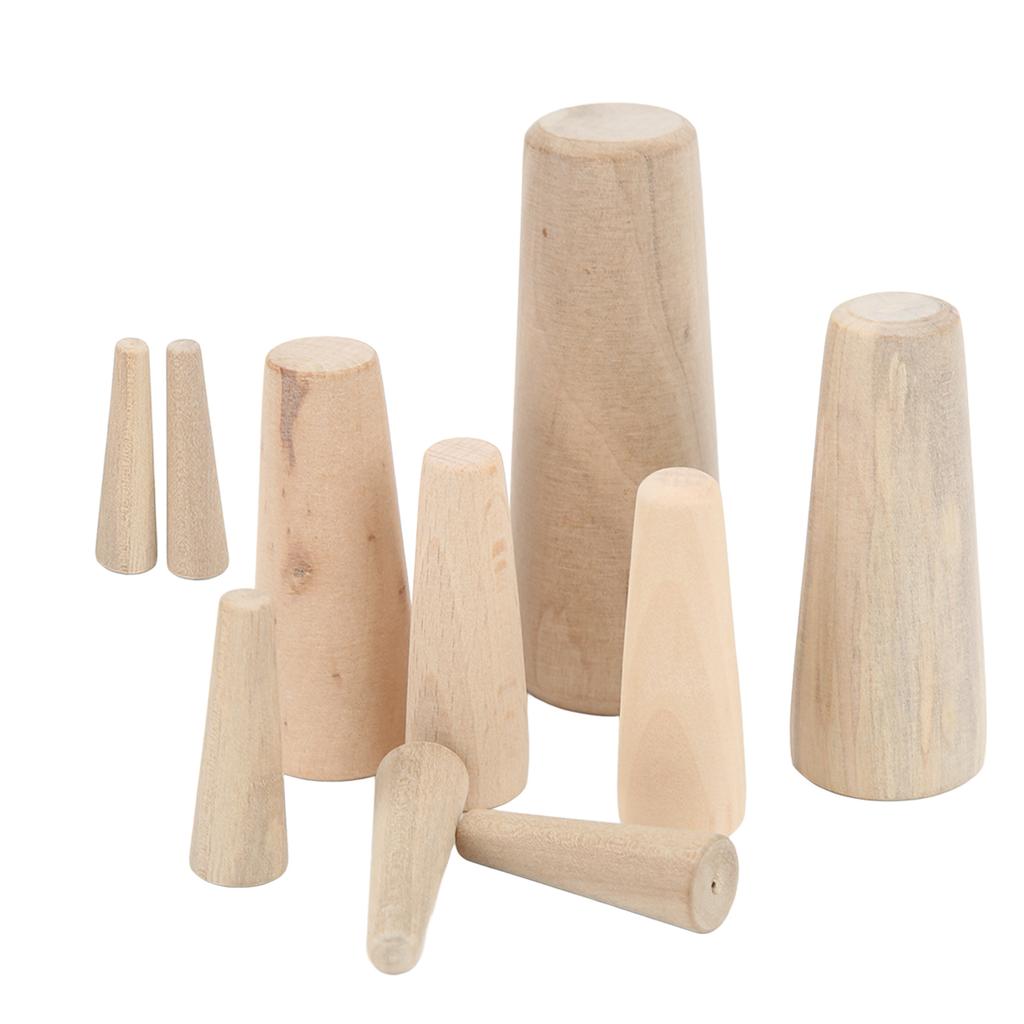 10pcs Marine Tapered Thru Hull Emergency Soft Wood Plugs Drain Plug for Boat Yacht