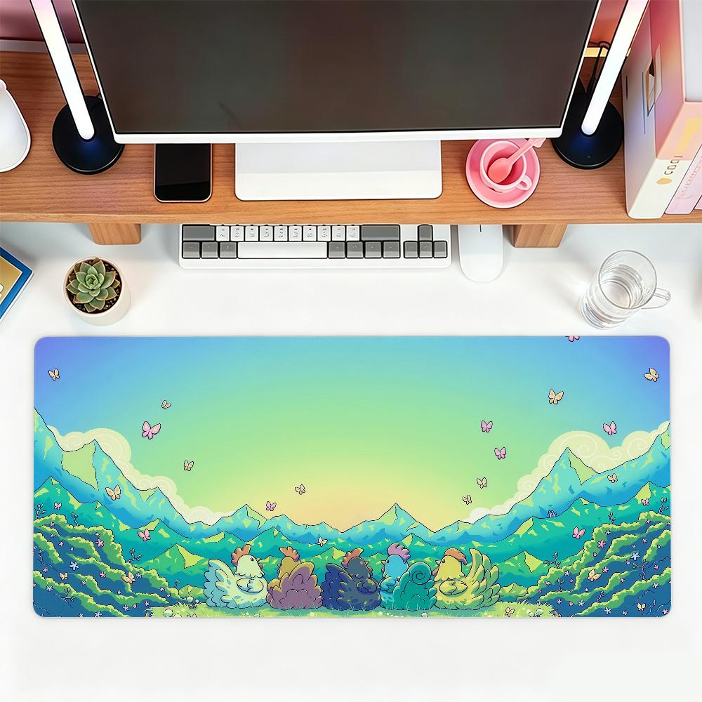 Stardew Valley Hra Kuře Podložka pod myš Pro Kancelář Hraní Her A Klávesnice Protiskluzová Velká Vodotěsná