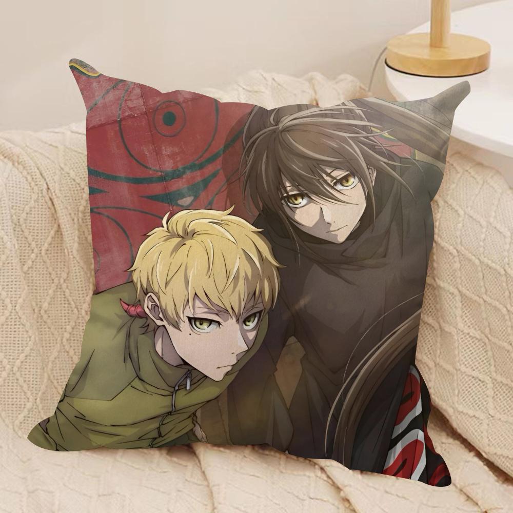 Cartoon TTower of God Cushion Cover Soft Plush Fabric DoubleSided Printed Sofa Cushion Cover for All Seasons Home Decor Gift