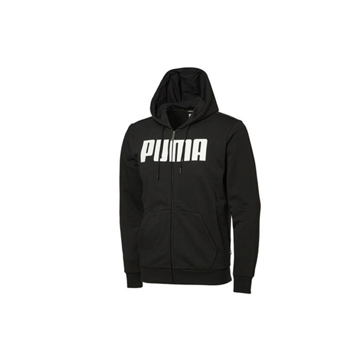 PUMA ESS Printed Hooded Jacket Black Men s 855280-01 M