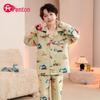 Fenteng Kids' Cartoon Quilted Pajama Set