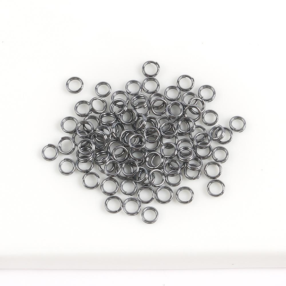 4-20mm Double Loop Jump Rings for DIY Jewelry and Keychain Accessories