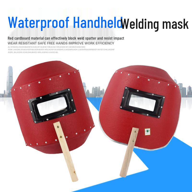 

Red Steel Welding Face Shield, Anti-UV, Semi-Automatic, Waterproof Waterproof 1.3 (No Glass)