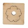 Flower Leather Cutting Die Carbon Steel Leather Craft Punching Mold for Keychain Bag Decoration 50mm/19.69in