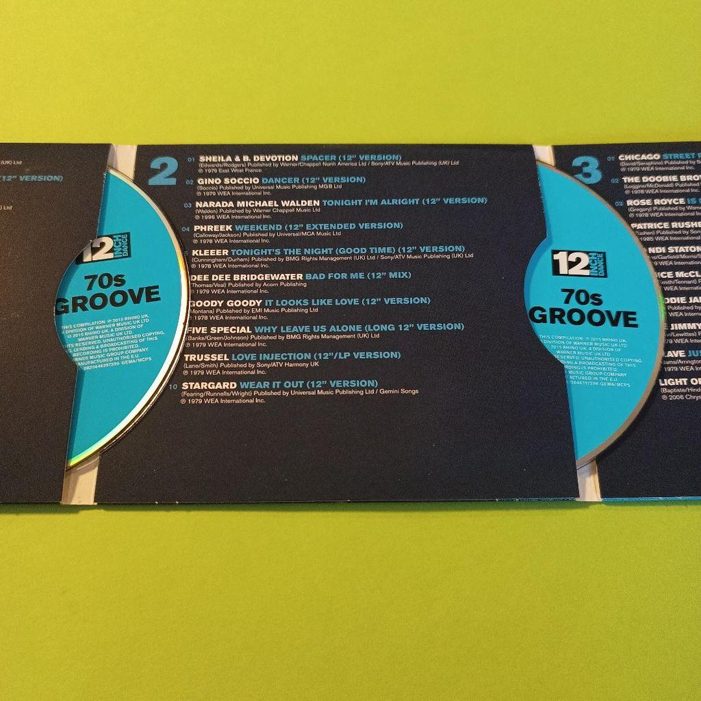 [USED] The Collection: 12" Dance 70s Groove 3CD