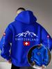 American Best-selling Cool Men Women Hooded Sweatshirt Autumn Winter Daily Outdoor Vacation Fitness Casual Loose