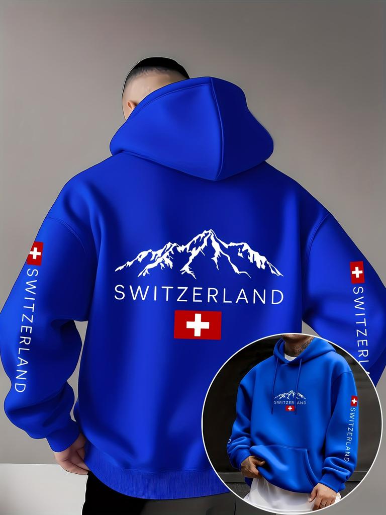 American Best-selling Cool Men Women Hooded Sweatshirt Autumn Winter Daily Outdoor Vacation Fitness Casual Loose