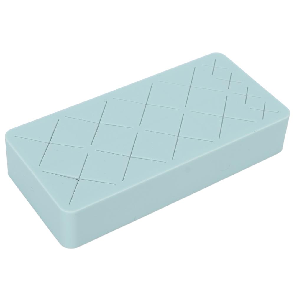 Silicone Lipstick Holder 12 Spaces Lipstick Organizer for Lipstick Eyebrow Pencil Makeup Brush