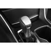 For Honda Accord 2018- Silver Steel Central Console Gear Shift Knob Trim 1X