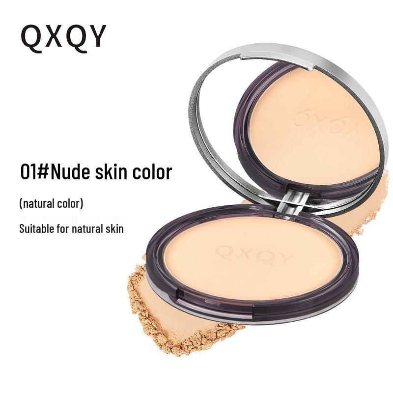 

QXQY Velvet Sheer Brightening Long-Lasting Setting Powder Compact, 24g 21g