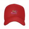 Handy Honey Graphic Baseball Cap Adjustable Polyester Curved Brim Cowboy Style Hat for Unisex