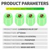 Selvlysende Ventilkapsler for Bilhjul Fluorescerende Motorsykkelhjuldekk For Porsche Boxster Cayenne Panamera Macan Cayman 911 918 996 917 991