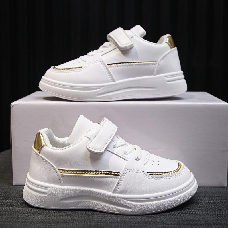 Scarpe da Ginnastica Sneakers Bambini Scarpa Bambino Primavera Nuovo Ragazzi Ragazze Scarpe Sportive Casual Scarpe da Skate Pelle Suola Morbida Bambini Piccola Scarpa Bianca