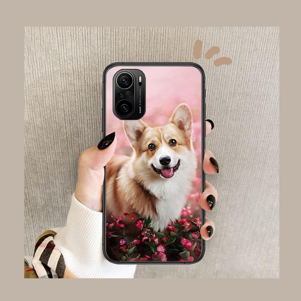 GYKZ Cartoon Shiba Inu Dog Phone Case For Xiaomi Redmi POCO F1 F2 F3 X3 Pro M3 9C 10T Lite NFC Black Cover Silicone Back Prett M