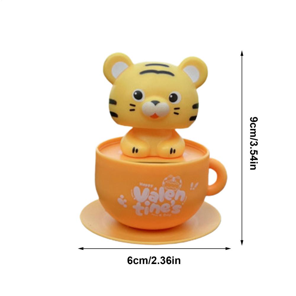 Car Bobble Head Dashboard Car Dash Decorations Solar-Powered Shaking Head Doll Animal Ornament For Women Men Inside Home Desktop