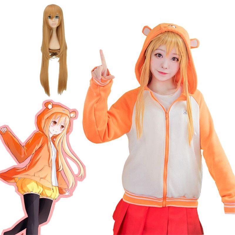 Adorable Himouto! Umaru-chan Doma Hoodie Cosplay Costume Jacket And Skirt Set Outfit