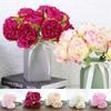 Elegant Artificial Silk Peony Flowers With High Realistic Appearance For Home And Wedding Decor