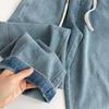 Women's High Waist Lyocell Tencel Wide-Leg Floor-Length Denim Pants - Summer Style
